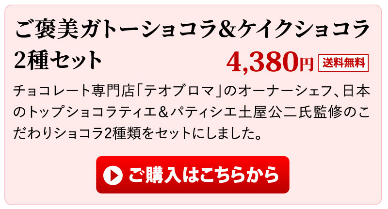 土屋シェフのこだわりショコラセット