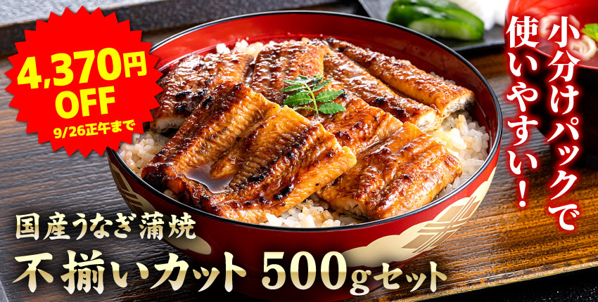 不揃いカット蒲焼