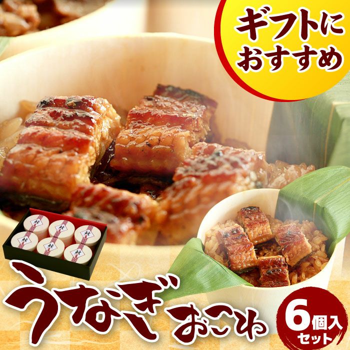 うなぎ工房のうなぎおこわ 6個入り 通販専門大五うなぎ工房本店
