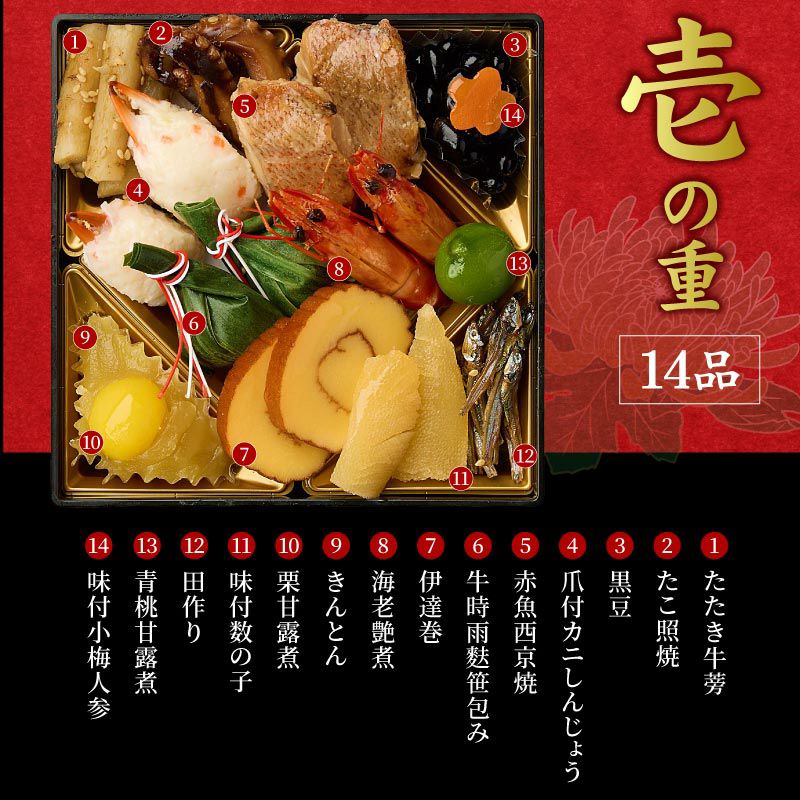 2026おせち 日本橋OIKAWA監修 「春望」 三段重 2人前 冷凍 │ おせちの