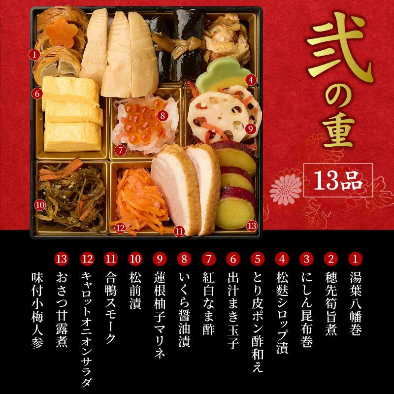 2026おせち 日本橋OIKAWA監修 「春望」 三段重 2人前 冷凍 │ おせちの